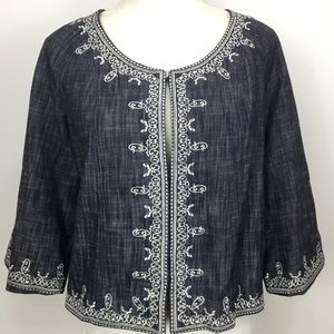 HP🛍 OSCAR by Oscar De La Renta Co. Jacket Size 4